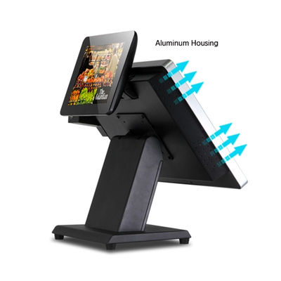 Win7 Win10 POS Touch Screen Monitor Dual Screen Pos Terminal AIO-1589-8''